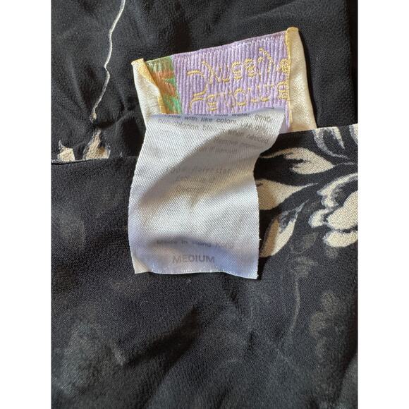 Vintage California Dynasty Y2K Babydoll Tank Top Floral Lingerie 90s Sleep - Picture 4 of 8